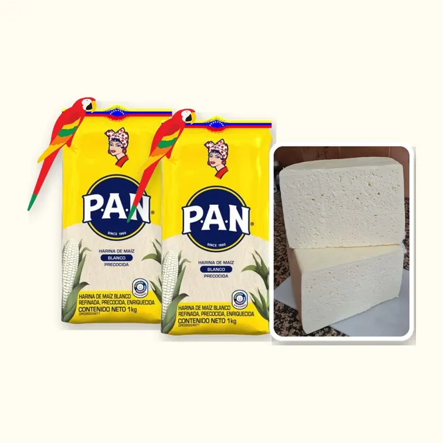 Combo 2 kg de harina + 1 kg de queso llanero